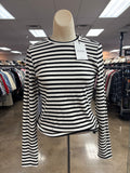 Top Ls By Lna In Black & White, Size:M