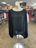 Top Ls By Miss Sparkling In Black, Size:L