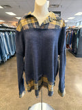 Top Ls By Oli & Hali In Blue & Yellow, Size:S