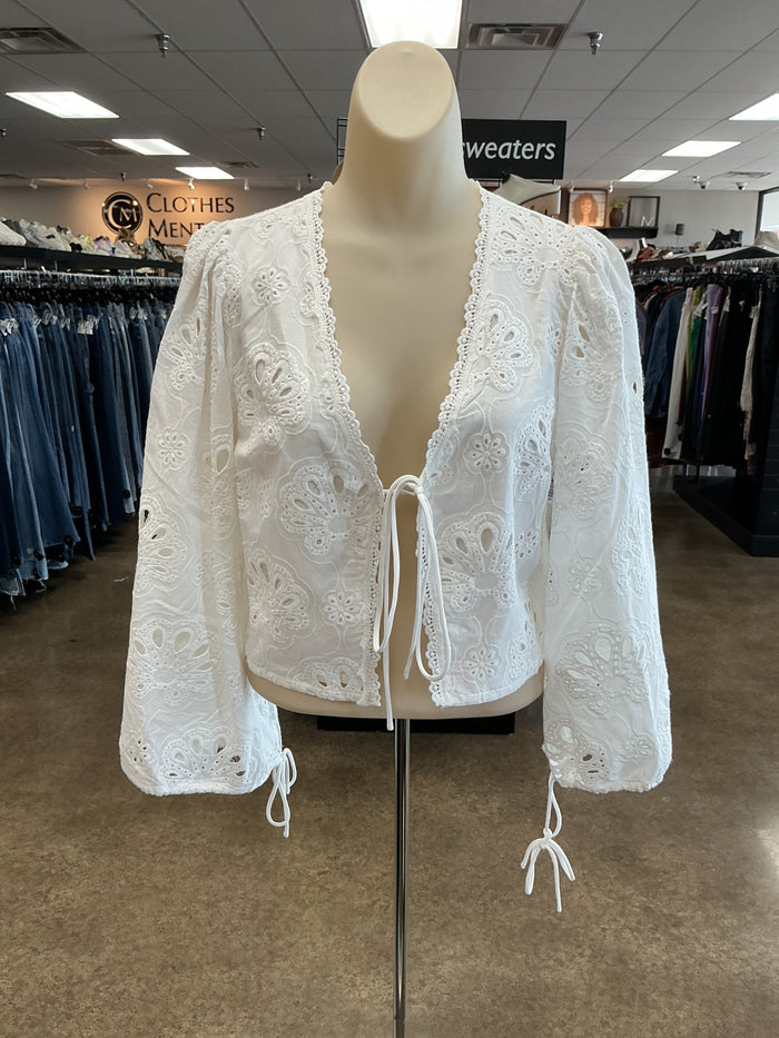 Top Ls By Vestique In White, Size:S