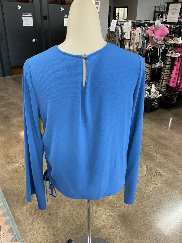 Top Ls By Vince Camuto In Blue, Size:Xxs