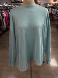 Top Ls By Zenana In Green & White, Size:L