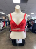 Top Sleeveless By Clothes Mentor In Red, Size:S