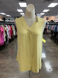 Top Sleeveless By Coco And Carmen In Yellow, Size:S