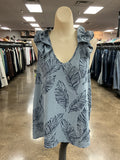 Top Sleeveless By Entro In Blue, Size:L