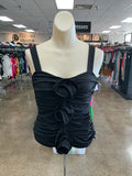Top Sleeveless By River Island In Black, Size:S
