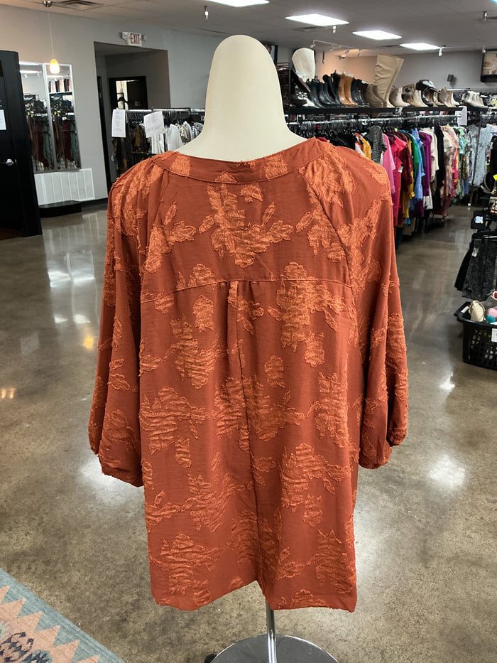 Top Ss Basic By Umgee In Orange, Size:L
