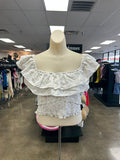 Top Ss By En Saison In Tan & White, Size:L
