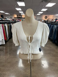 Top Ss By Endless Rose In White, Size:S