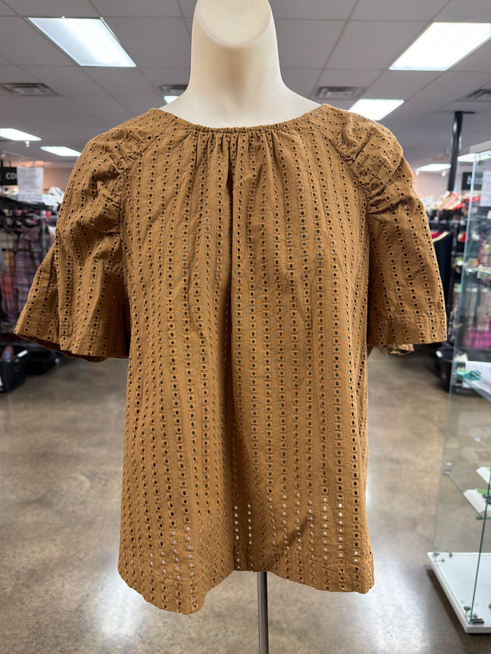 Top Ss By Loft In Brown, Size:M