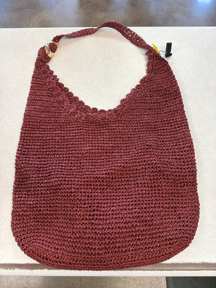 Tote By Anthropologie In Red, Size:Large