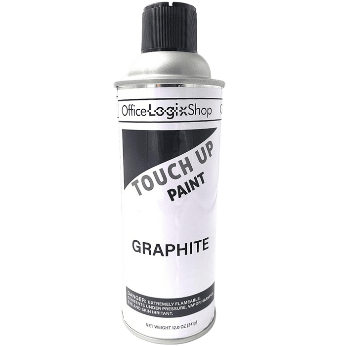 Office Logix Shop graphite touch up spray paint can for refurbishing office chairs