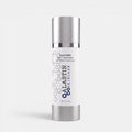 A 4.65 oz (130 g) bottle of Allastin Bodycare TransFORM Body Treatment, featuring a white label with blue and gray text and graphics, and a metallic silver cap, set against a light gray background.