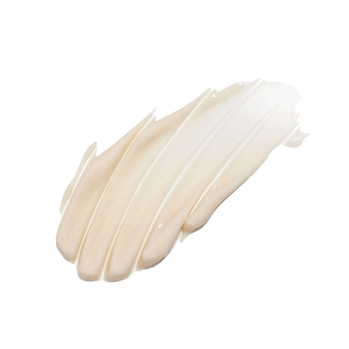 Beige cream swatch on a white background