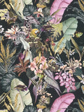 Tropical Dreams Wallpaper - Black