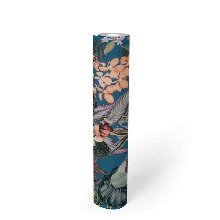 Tropical Dreams Wallpaper - Blue Teal
