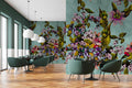 Tropical Passionfruit - Custom Sized Wallpaper Mural (per m2) - Green