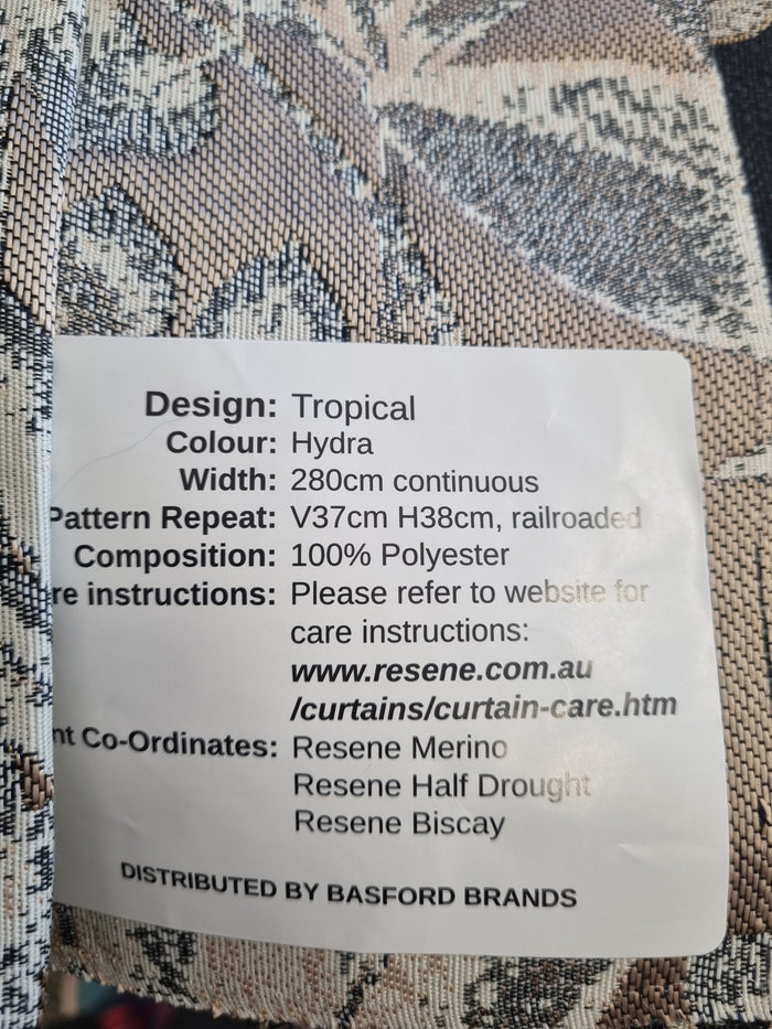 Tropical Wide Width Drapery Fabric
