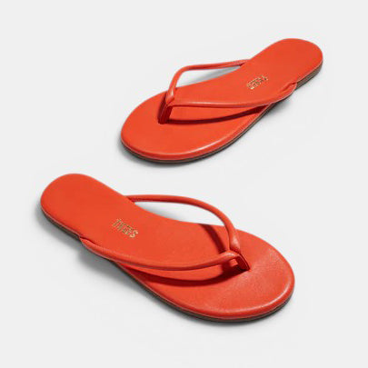 Tubular Lily Flip Flops