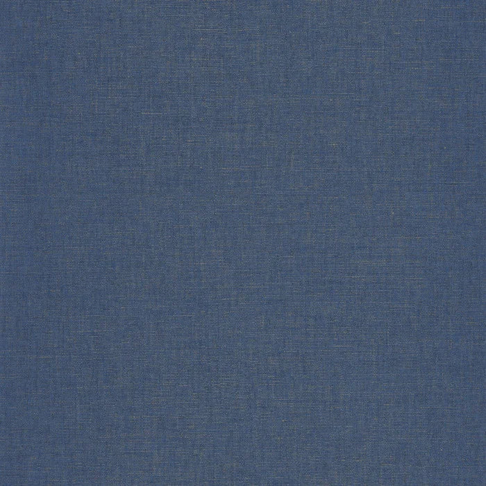 Uni Metallise/Irise Wallpaper - Bleu Jean Cuivre