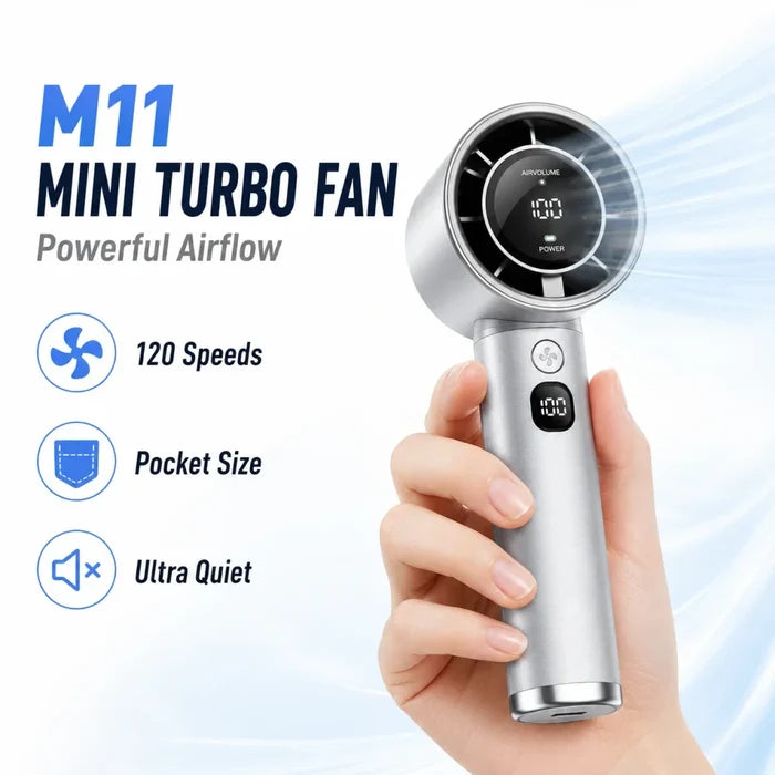 USB Rechargeable Handheld Turbo Fan