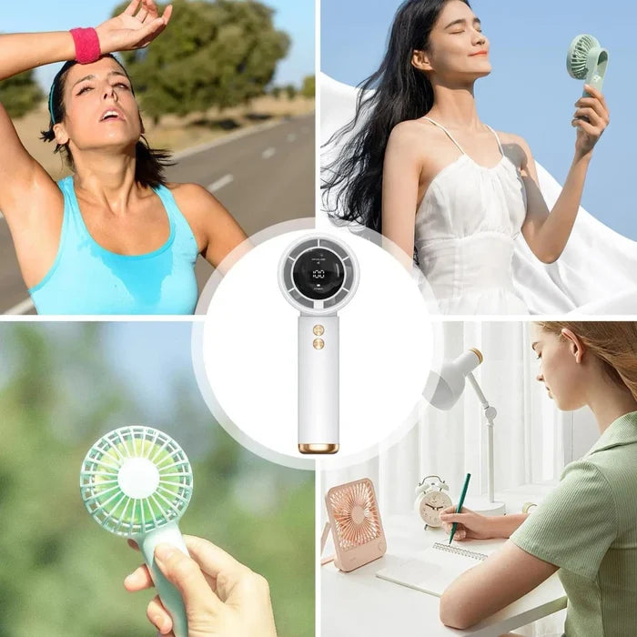 USB Rechargeable Handheld Turbo Fan