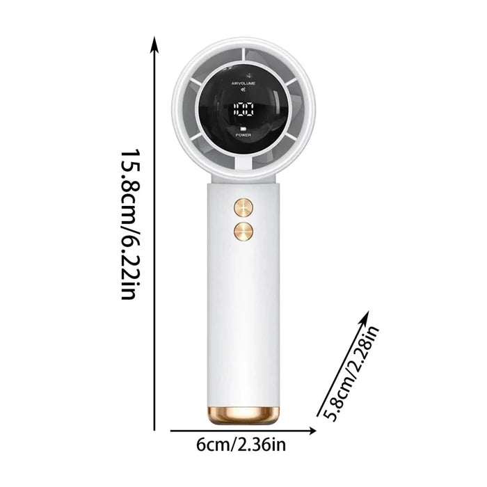 USB Rechargeable Handheld Turbo Fan