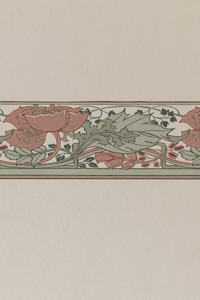 Varmlands Wallpaper Frieze - Red