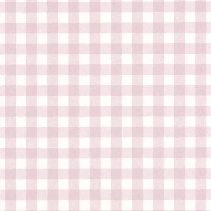 Victoria Gingham Wallpaper - Parme