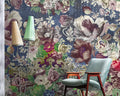 Victorian Blossoms- Custom Sized Wallpaper Mural (per m2)