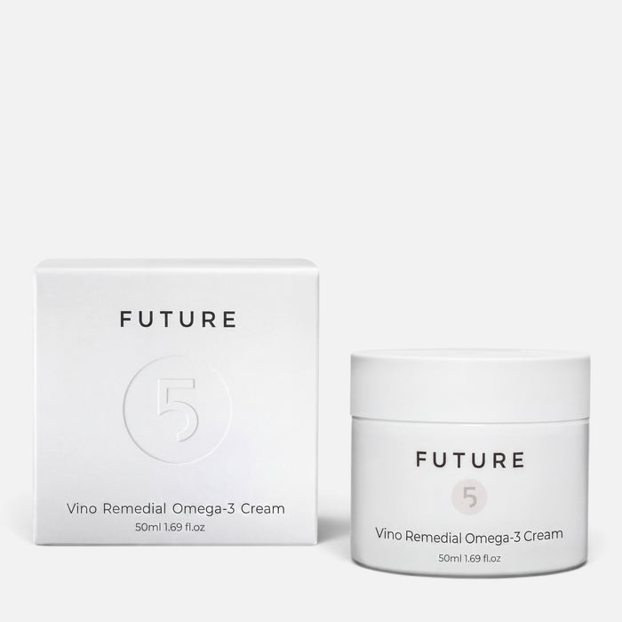 Shop Rescue Spa Vino Remedial Omega 3 Cream 50ml jar and white product box for skin hydration and nourishment