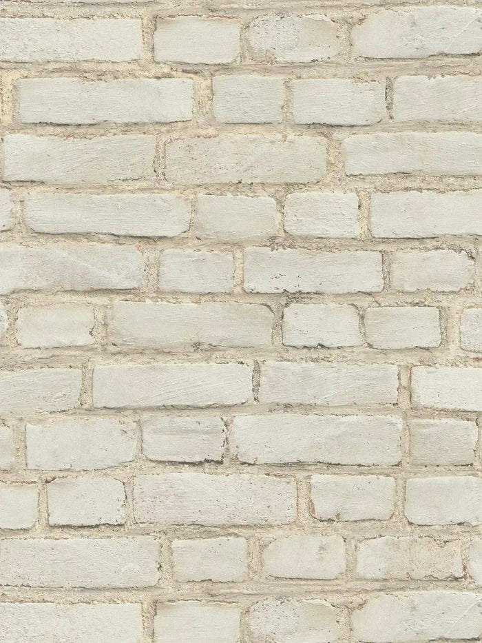 Vintage House Brick Wallpaper - Stone