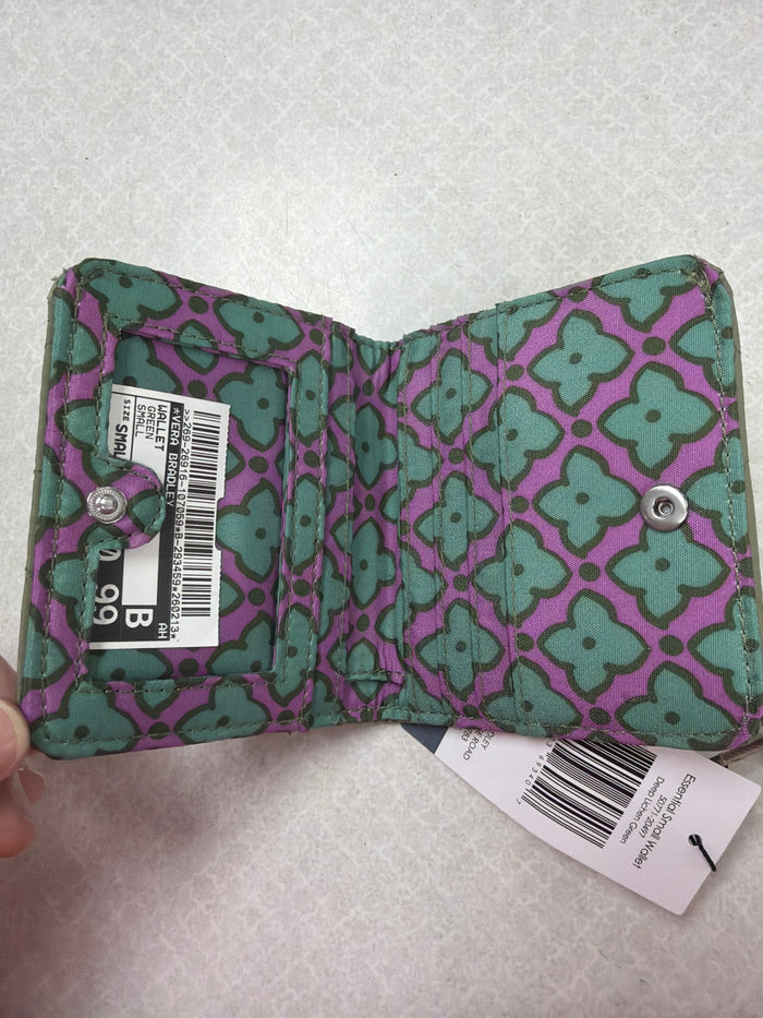 Wallet By Vera Bradley In Green, Size:Small