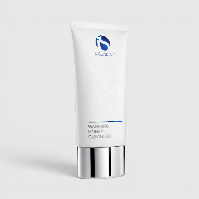 Shop Rescue Spa iS Clinical Warming Honey Cleanser in a white squeeze tube with a silver cap for all skin types.