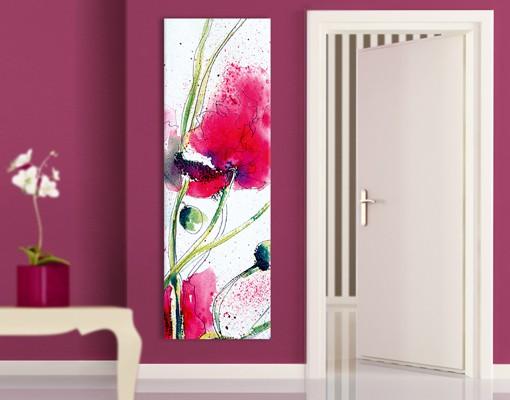 Painted Poppy - Panel