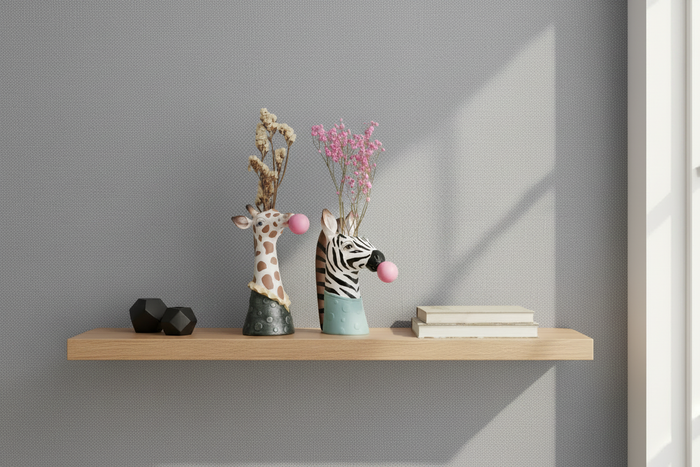 Uni Natte Smoke Grey Wallpaper Applied