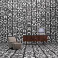 Withered Flowers Wallpaper by Studio Job - Black