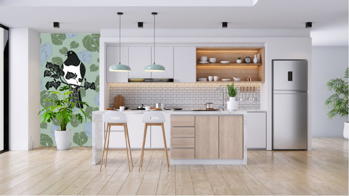 Wood Pigeon - Custom Sized Wallpaper Mural (per m2)