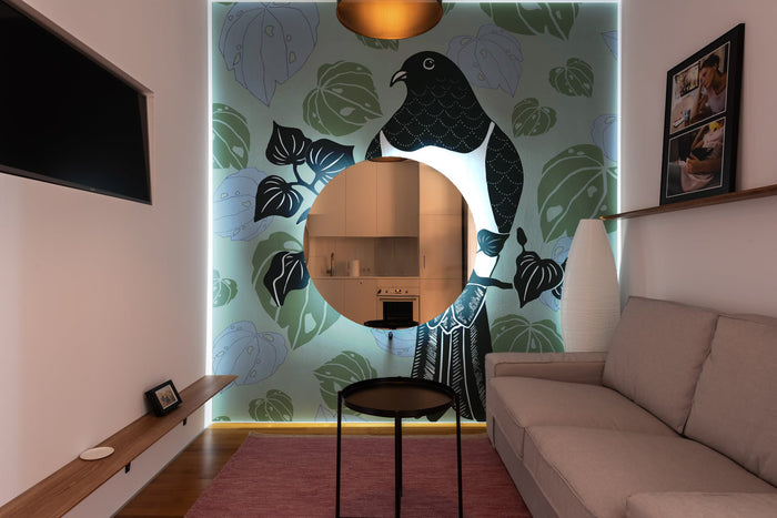 Wood Pigeon - Custom Sized Wallpaper Mural (per m2)