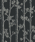 Woodlands Wallpaper - Noir (Black)