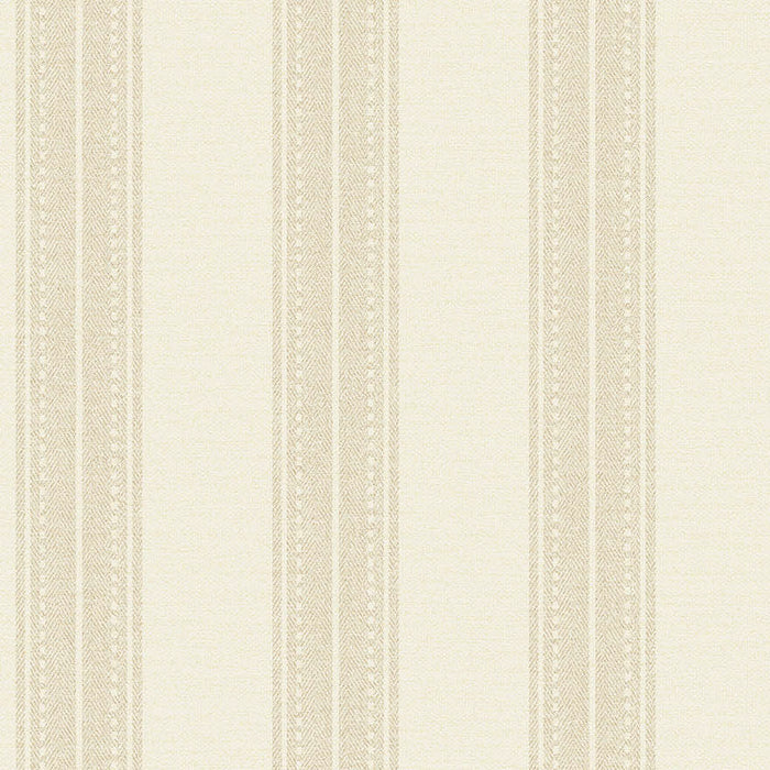 Yuste Stripe Wallpaper - Beige/Cream