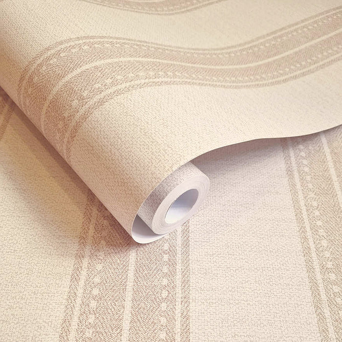 Yuste Stripe Wallpaper - Coral