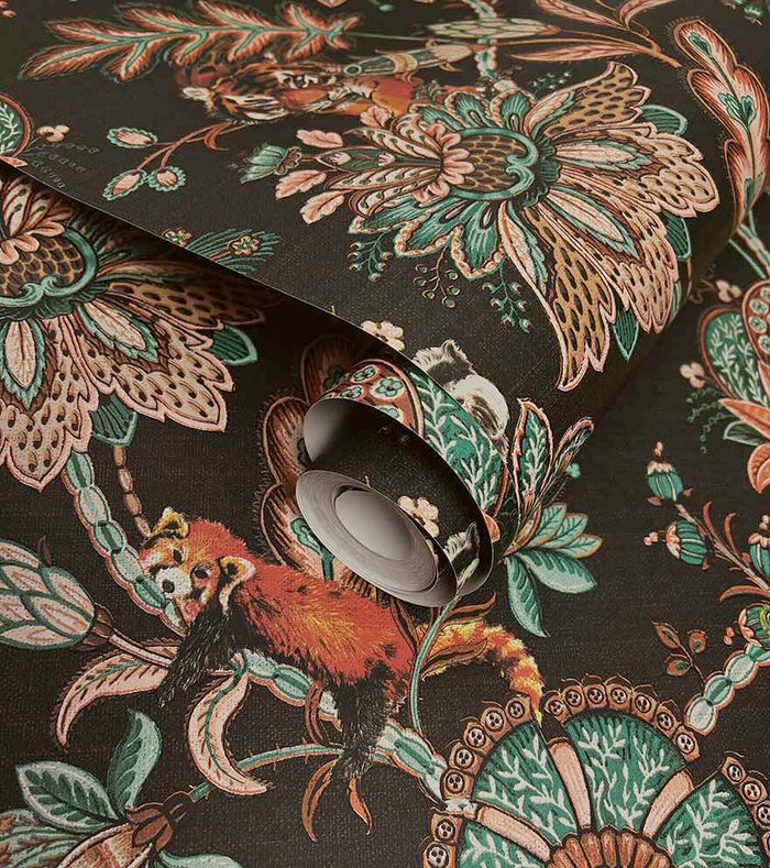 Zari Wallpaper - Black - Discontinuing