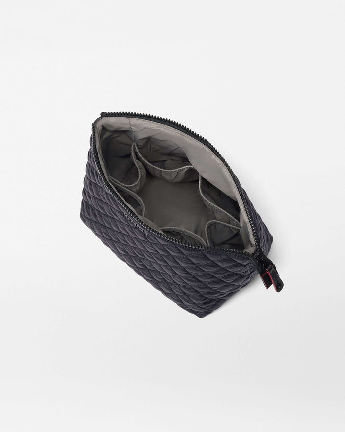 Zoey Large Zip Pouch - Black